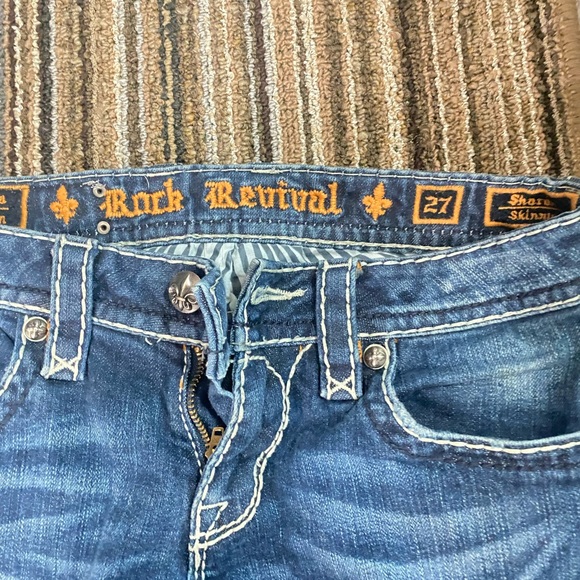 Rock Revival Blue skinny Jeans. - Picture 2 of 3